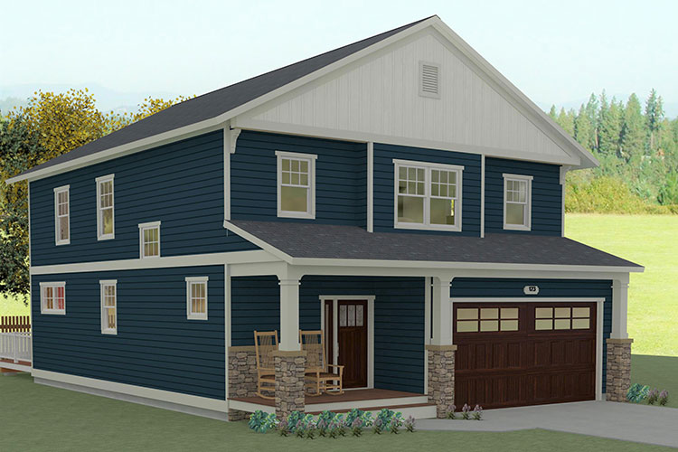 Model One Green Home - Rendering